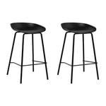 A Set of 2 Artiss Bar Stools Metal
