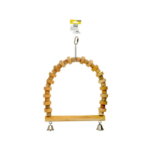 Avi One Natural Wood Swing Bird Toy
