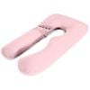 Catzon U-shape Pregnancy Pillow Removable Cooling Cover-pink