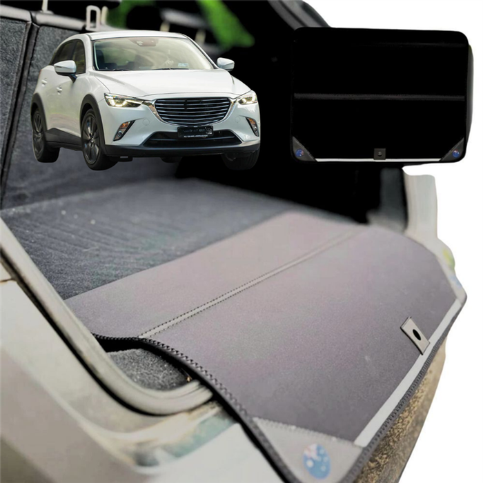 Rear Cargo Boot Bumper Protector for Mazda CX-3 2015 - Current DK - XL (98 x 55) - Black