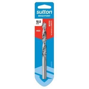 Sutton Tools 10.0mm Brad Point Drill 