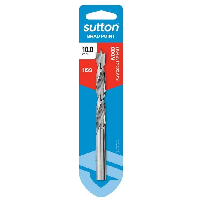 Sutton Tools 10.0mm Brad Point Drill 