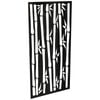 ProtectorAl 300-1200w x 1201-2400h Gloss Black/Satin Black Bamboo Unframed Composite Deco Panel