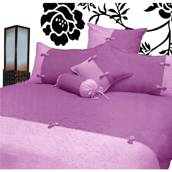 Phase 2 Scrunchie Orchid Quilt Cover Set DOUBLE