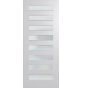 Hume 2040 x 820 x 40mm Entrance Door Nexus Duracote NEX38 - Translucent