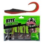 10 Pack of 3 Inch Bite Science Bunker Buster Soft Plastic Lures - Camo