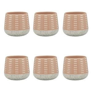 6PK Ecology Stoneware 270ml Hull Cuddle Coffee/Tea Mug 9x8.5cm - Rose