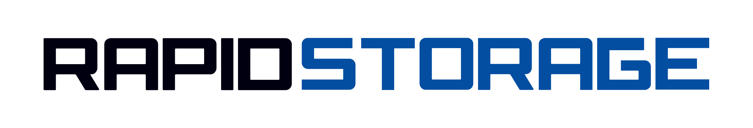 Rapid Storage brand logo.