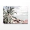 Palm Tree with Sea  Print 100% Australian Made 120 x 90cm  (Acrylic)