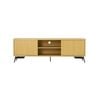HomeStar Ponti 2-Doors TV Stand Cabinet Entertainment Unit 178cm - Natural