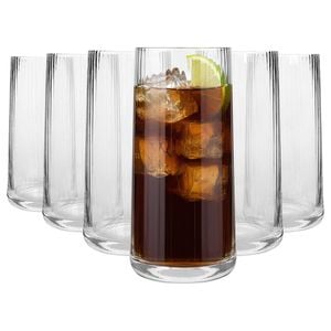 Argon Tableware Chelsea Optic Crystal Highball Glasses - 550ml - Pack Of 6