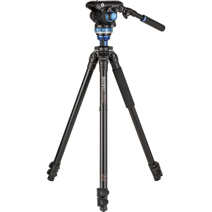 Benro Aluminum Single Tube Tripod with S6 Pro Fluid Video Head