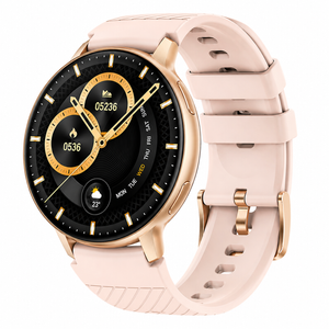 Smart Watch Amoled Screen Bluetooth Call Health Sleep Monitor Fitness Tracker Sports Watch Pink