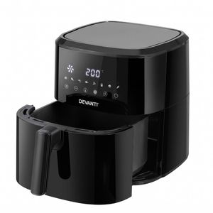 Devanti 6.5L 1700W Digital Air Fryer Touch Control Black
