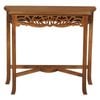 Jepara Carved Hall Table (Light Pecan)