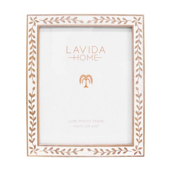 Lvd 8x10 Inch Ishla Luxe Table/wall Decor Picture/photo Frame 29x24x2cm