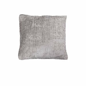 Eliot Striped Double Sided Filled Cushion Square - 45cm x 45cm Silver