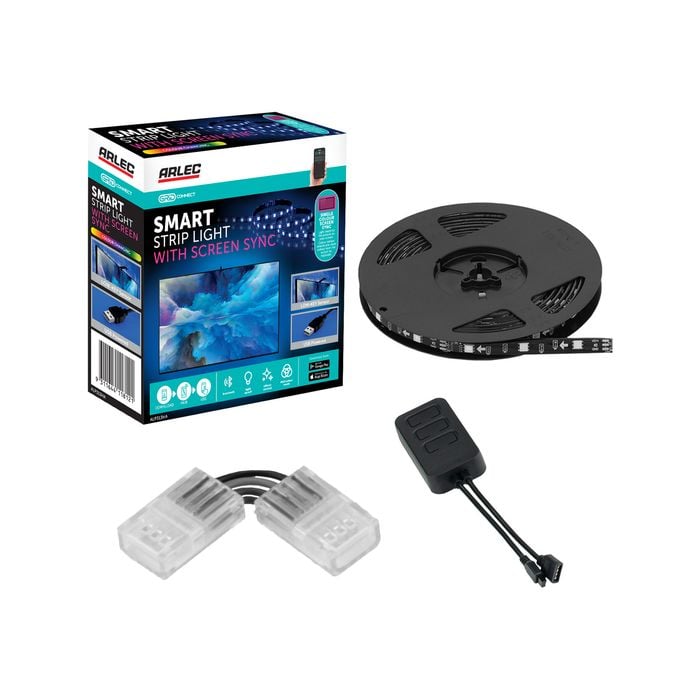 Arlec Grid Connect Smart Single Colour Screen Sync Strip Light