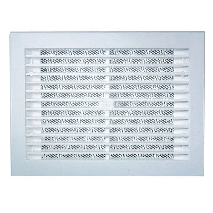 Haron 285 x 225mm White Ceiling Vent - With Baffle