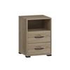 Practa Lowline TV Entertainment Unit Bundle - 2 Drawers - Oak