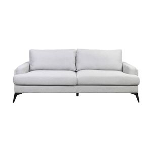 Harry 3 Seater Fabric Sofa Light Grey