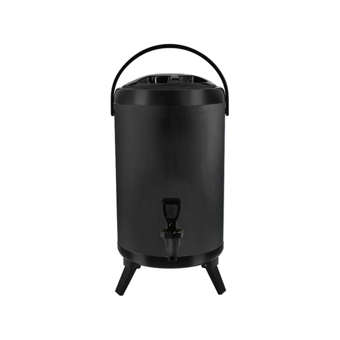 SOGA 18L Stainless Steel Insulated Hot & Cold Beverage Dispenser - Black