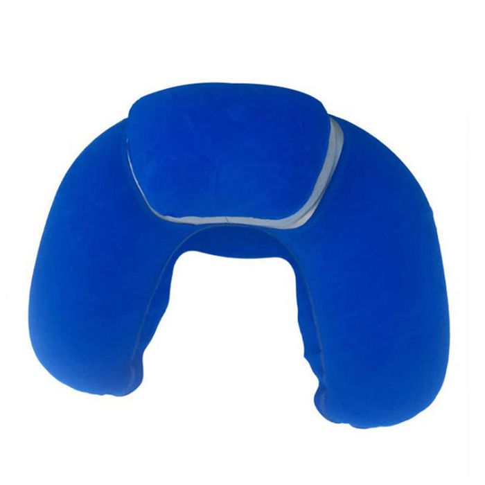 Catzon Inflatable Neck Pillow Portable Wrinkle-resistant-Blue
