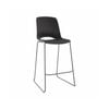 Olg Vista Rise Bar Stool Black Shell Upholstered Seat Only
