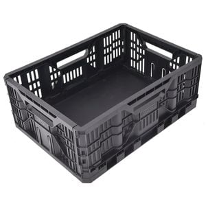 Tactix 48 x 48 x 35cm Black Easy Knock Down Crate