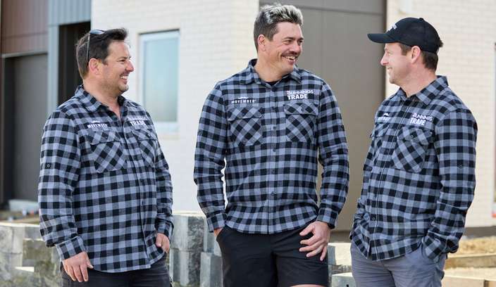 Bunnings trade Movember Flannel