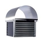 Sandleford Black Carrum Post Mounted Lockable Letterbox
