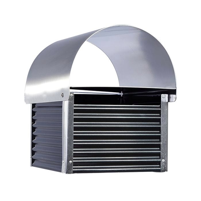 Sandleford Black Carrum Post Mounted Lockable Letterbox