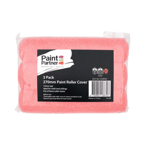 Paint Partner 270mm Paint Roller Cover - 3 Pack