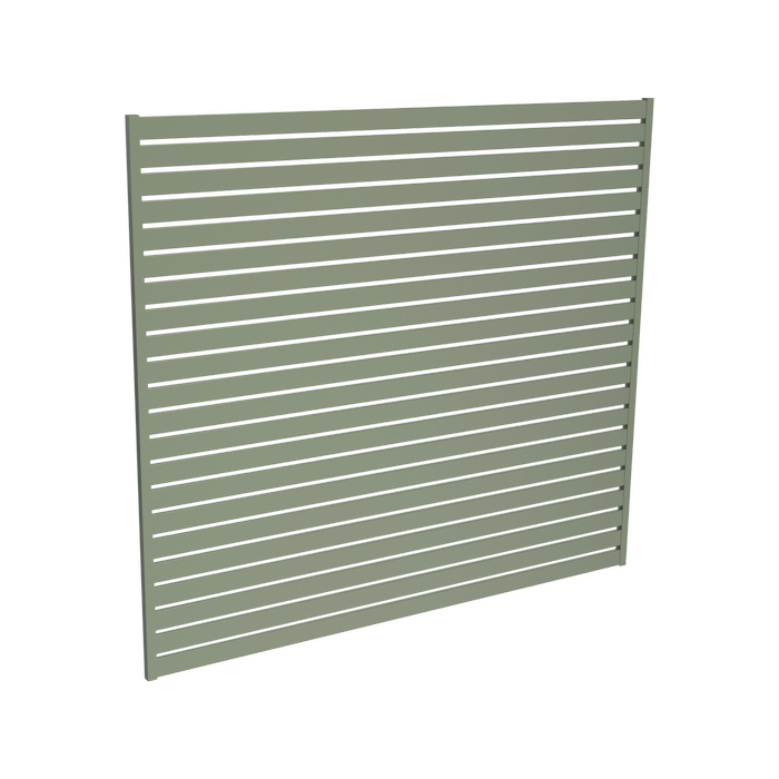 ProtectorAl Up to 2000W x Up to 1766H Pale Eucalypt Aluminium Slat Screen Kit