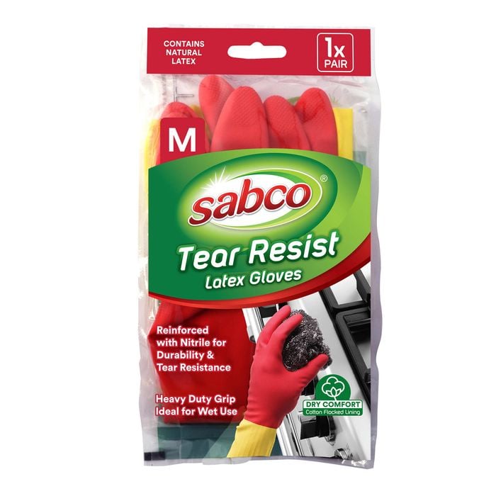 Sabco Medium Tear Resist Gloves - 1 Pair