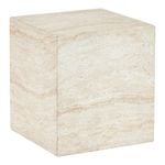 Cooper & Co. Lucia 45cm Travertine Look Side Table