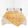 SOGA 150x200cm Camel Brown Double Layer Rabbit Fur Throw Blanket