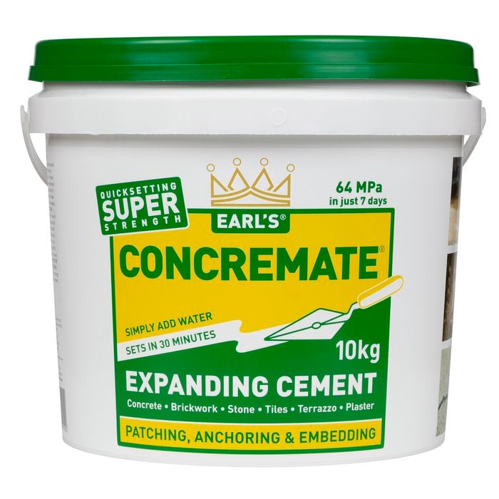 Earl's 10kg Concremate Expanding Cement