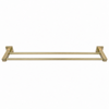 Barelli Piazza Double Towel Bar 60cm Brushed Gold
