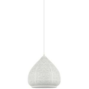 CLA Lighting Marrakesh Ellipse Shape Pendant Light White