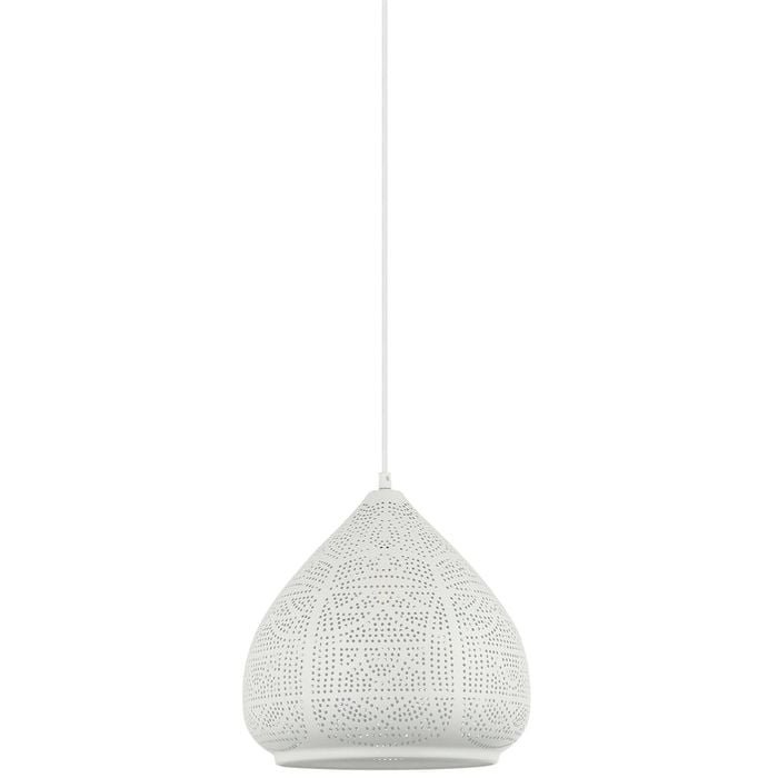 CLA Lighting Marrakesh Ellipse Shape Pendant Light White