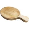 LVD Wooden 25.5cm Small Chapati Board w/ Handle Round - Brown