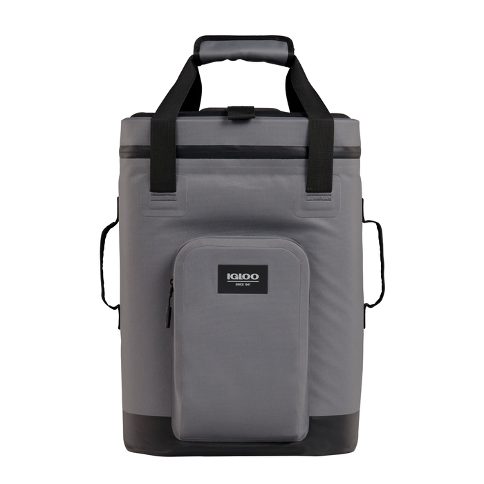 IGLOO 24 Can Carbonite Grey Trailmate Backpack Soft Cooler