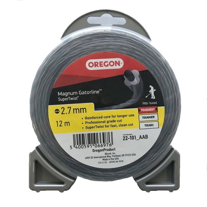 Oregon 2.7mm x 12m Stwist Trimmer Line