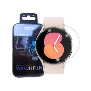 2 Pack MEZON Samsung Galaxy Watch4 (40 mm) Clear Tempered Glass Screen Protectors