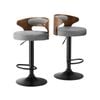 Oikiture Bar Stools Grey X2