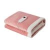 Bedra Bedding  Electric Throw Rug Dual Side Heated Blanket Flannel&Sherpa Pink