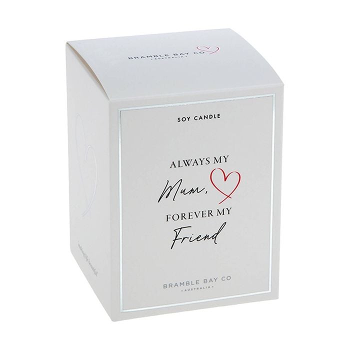 Bramble Bay Always Mum Frangipani & Peach Nectar Soy Candle Home Fragrance 300g