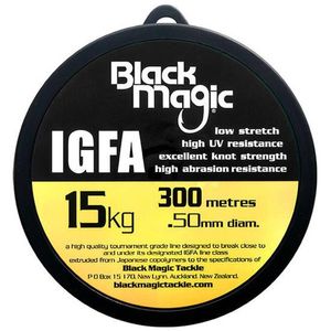 Black Magic 300m IGFA Clear Monofilament Fishing Line 15Kg