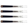 4PK Urban Kitchen BBQ Fork Stainless Steel w/ TPR Handle 40x4x3cm